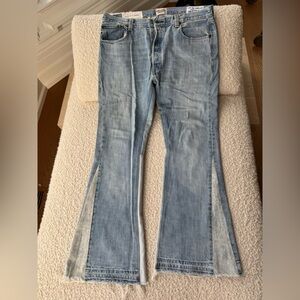 Gallery Dept Light Blue Flare Jeans for MEN